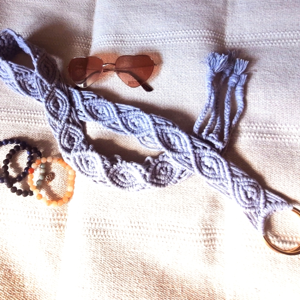 Macrame handmade belt